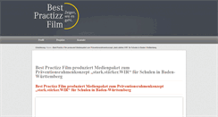 Desktop Screenshot of best-practizz-film.com